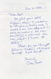 Olan Soule autograph