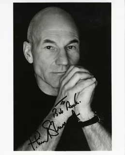 Patrick Stewart autograph