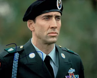 Nicolas Cage autograph