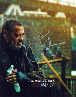 Laurence Fishburne autograph