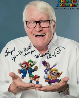 Charles Martinet autograph