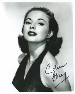 Coleen Gray autograph