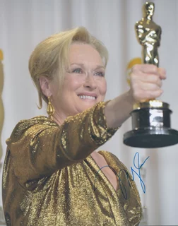 Meryl Streep autograph