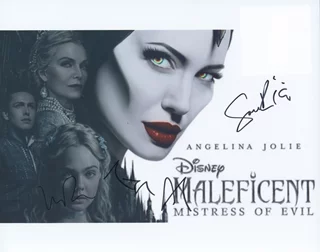 Maleficent autograph
