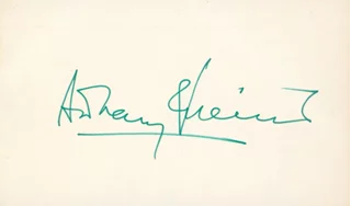 Anthony Perkins autograph