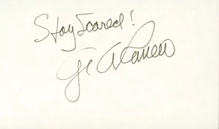 George Romero autograph