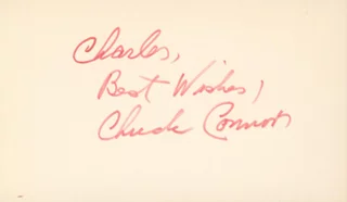 Chuck Connors autograph
