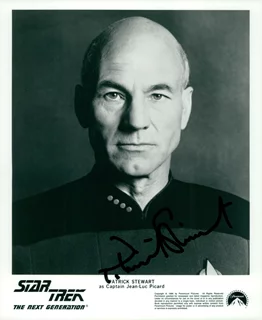 Patrick Stewart autograph
