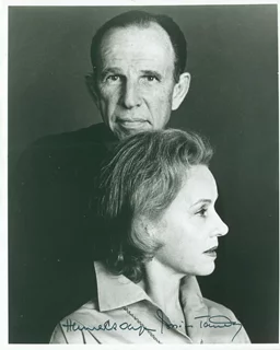 Hume Cronyn & Jessica Tandy autograph