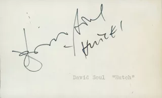 David Soul autograph