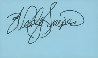Wesley Snipes autograph