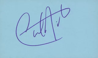 Carlos Santana autograph
