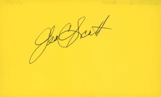 George C. Scott autograph