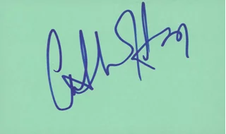 Catherine Zeta Jones autograph