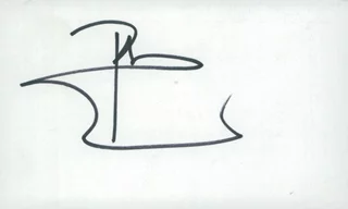 Pete Townshend autograph