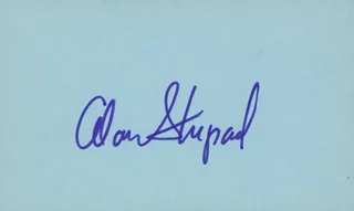 Alan Shepard autograph