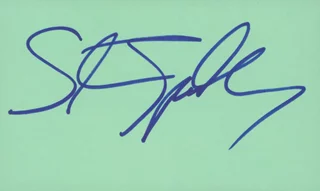 Steven Spielberg autograph