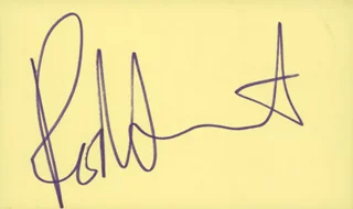 Rod Stewart autograph