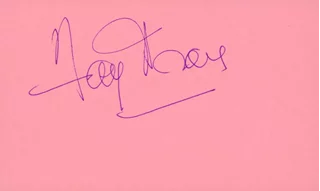 Fay Wray autograph