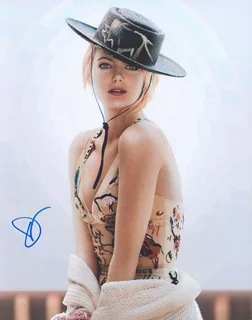 Emma Stone autograph