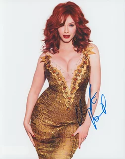 Christina Hendricks autograph
