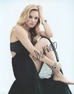 Kristen Bell autograph