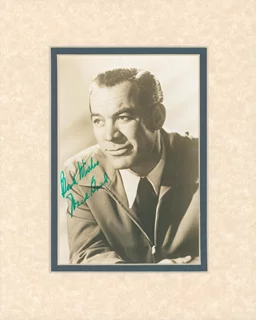Ward Bond autograph