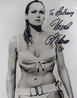 Ursula Andress autograph