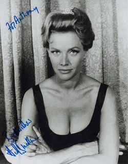 Honor Blackman autograph