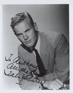 Tab Hunter autograph