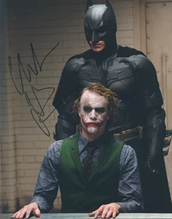 Christian Bale autograph