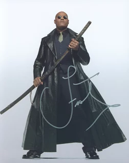 Laurence Fishburne autograph