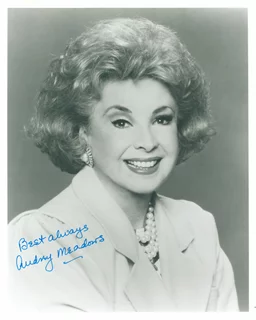 Audrey Meadows autograph