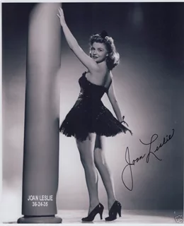 Joan Leslie autograph