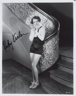 Ruby Keeler autograph