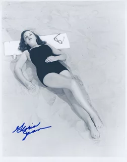 Gloria Jean autograph