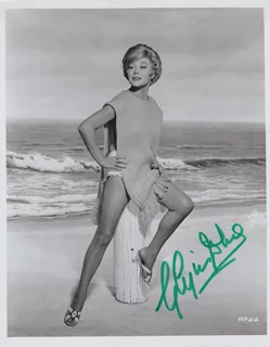 Glynis Johns autograph