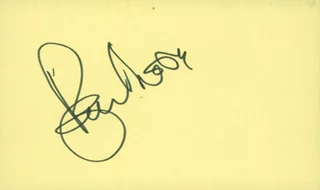 Roger Moore autograph