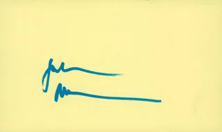 John Malkovich autograph