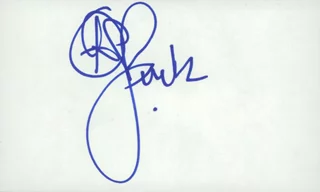 Pink autograph