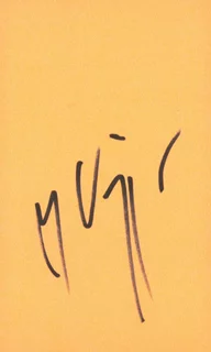 Viggo Mortensen autograph