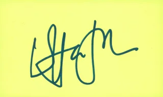 Elton John autograph