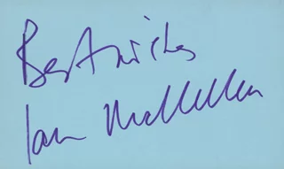 Ian McKellen autograph