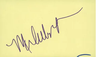 Michelle Pfeiffer autograph