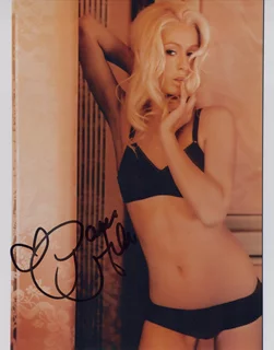 Paris Hilton autograph