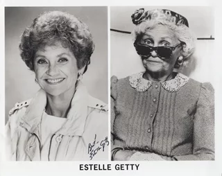 Estelle Getty autograph