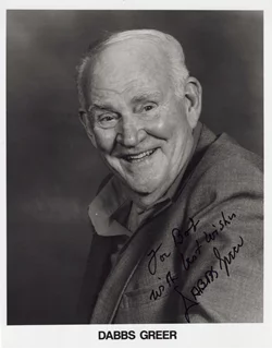 Dabbs Greer autograph