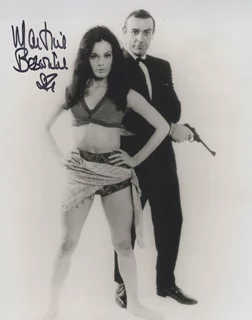 Martine Beswick autograph