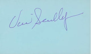 Vin Scully autograph