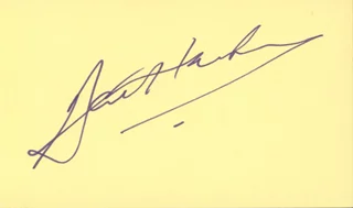 Gene Hackman autograph
